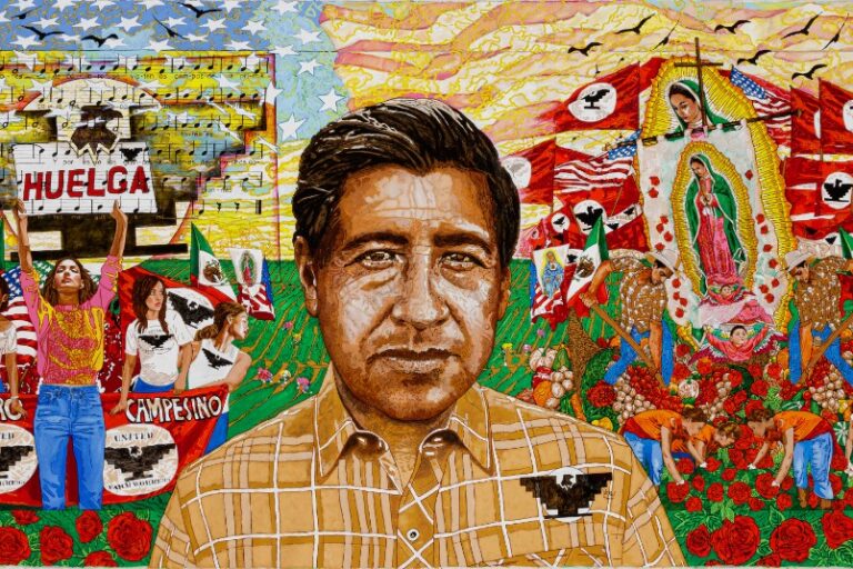 A Song For Cesar • Mural Artwork by George Yepes https://georgeyepes.com